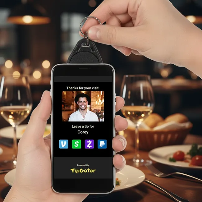 NFC scan using a cellphone